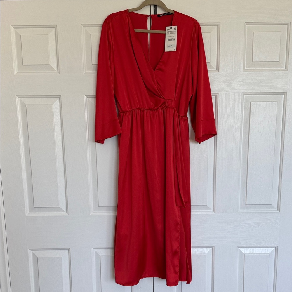 Zara Vibrant Red Dress